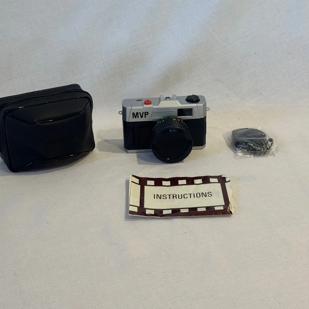 FORD Collectors MVP Promo Advertising 35MM Film Camera with Case - NEW IN BOX